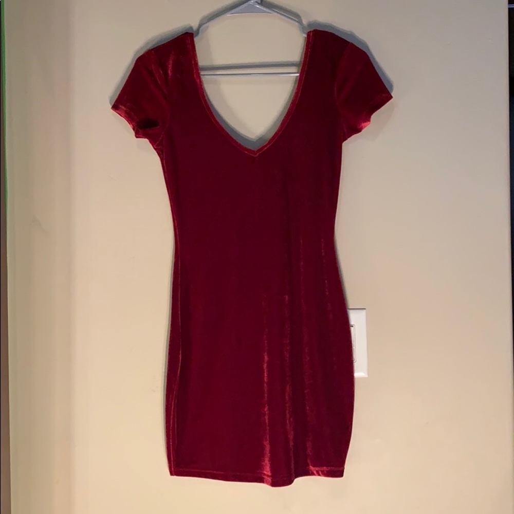 Velvet Bodycon Dress